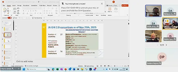 Predstavnik Ministarstva na inicijalnom sastanku Zajedničke akcije Evropske unije „Direktni grant zemljama članicama za maksimiziranje uticaja EU globalne zdravstvene strategije“