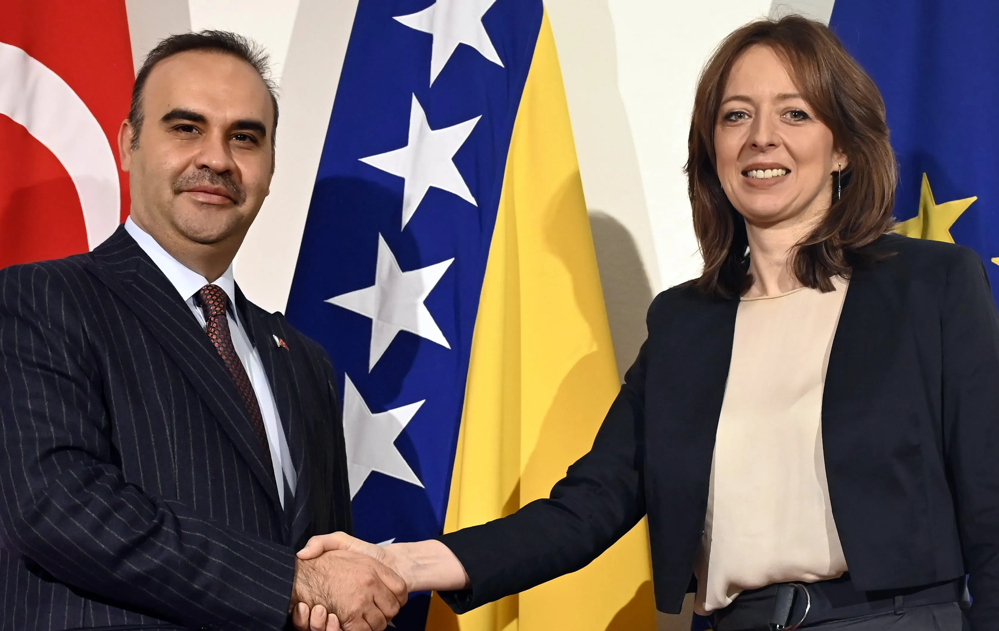 The Minister of Civil Affairs of Bosnia and Herzegovina, Dubravka Bošnjak, met with the Minister of Industry and Technology of the Republic of Türkiye, Mehmet Fatih KACIR