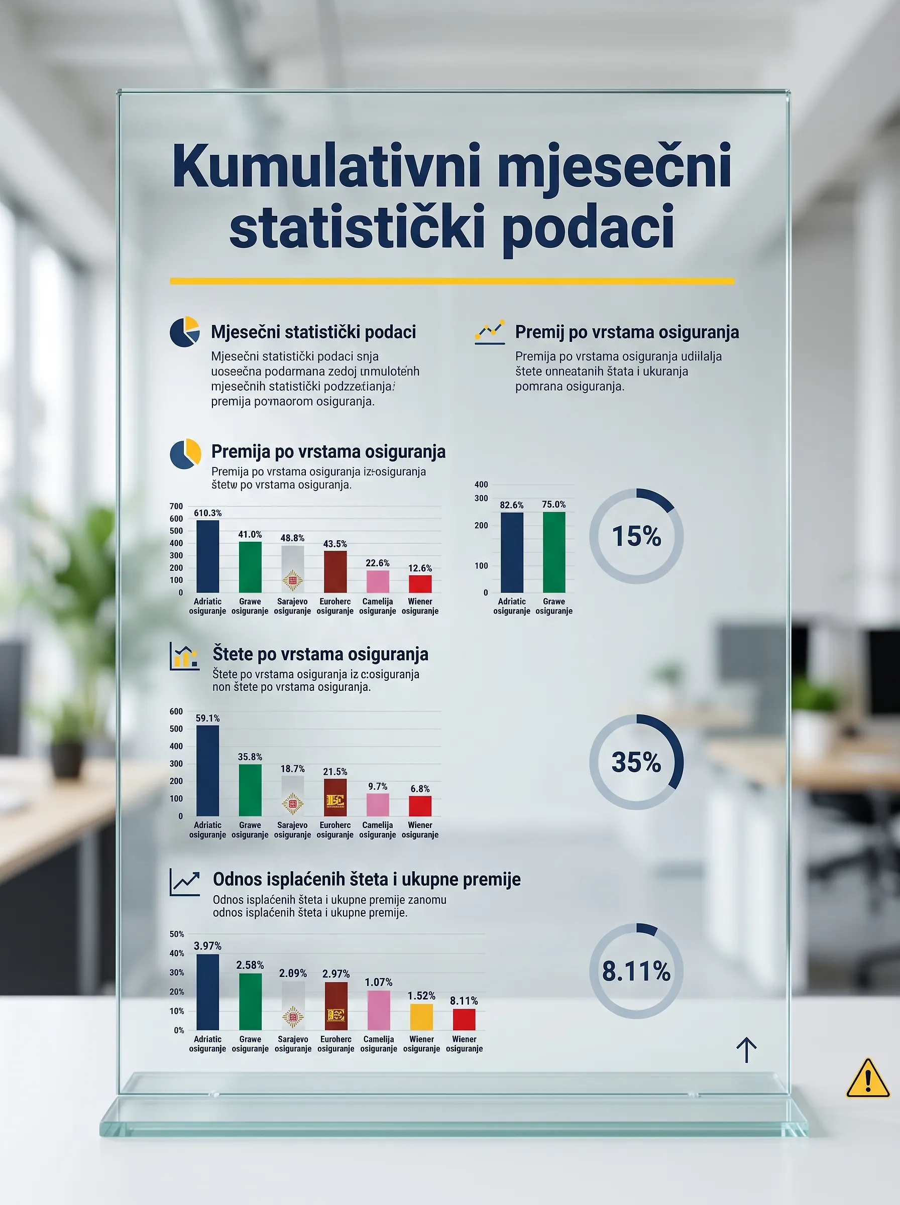 Kumulativni mjesečni statistički podaci