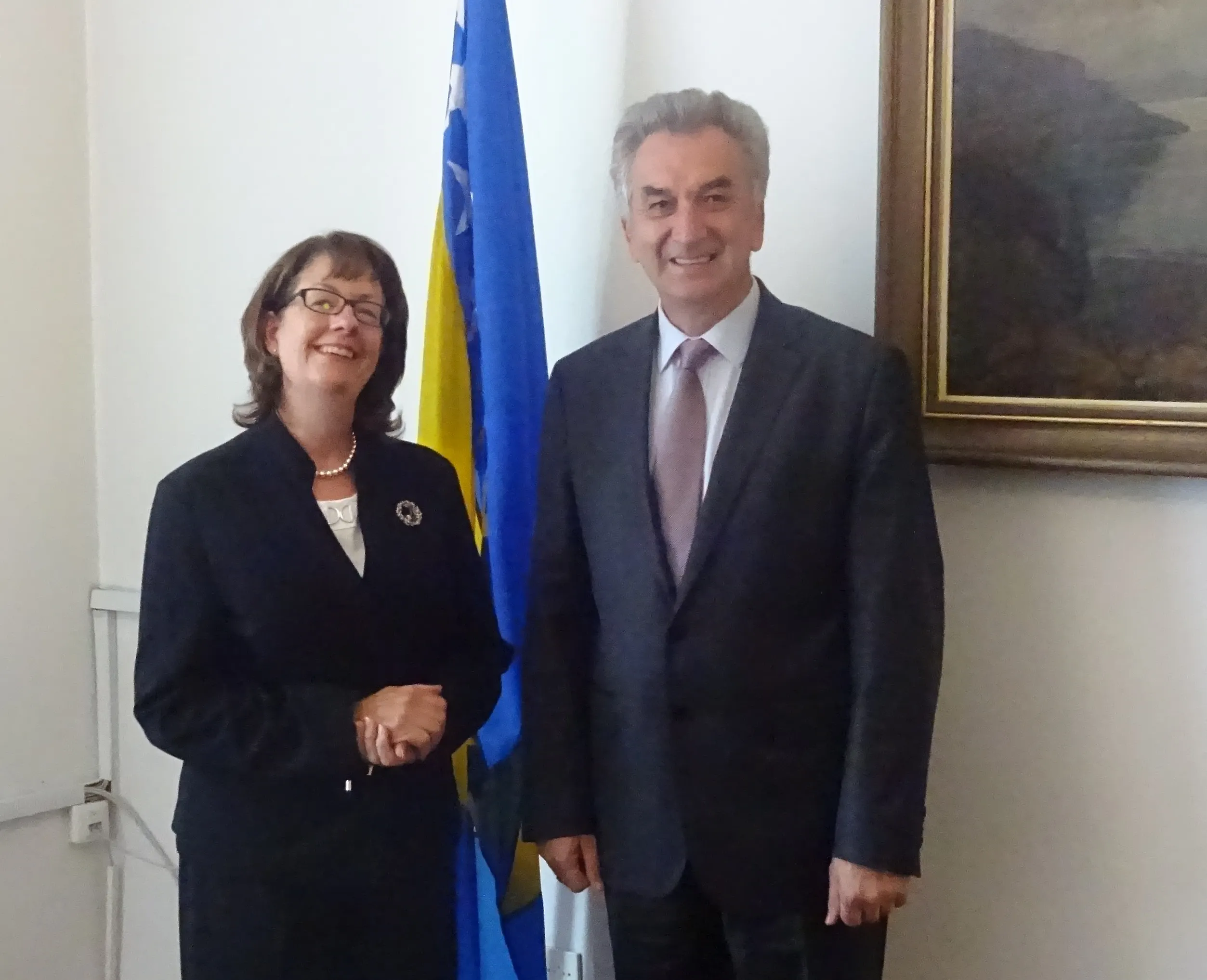 SASTANAK MINISTRA MIRKA  ŠAROVIĆA I 
AMBASADORA SAD-a MAURIN KORMAK
