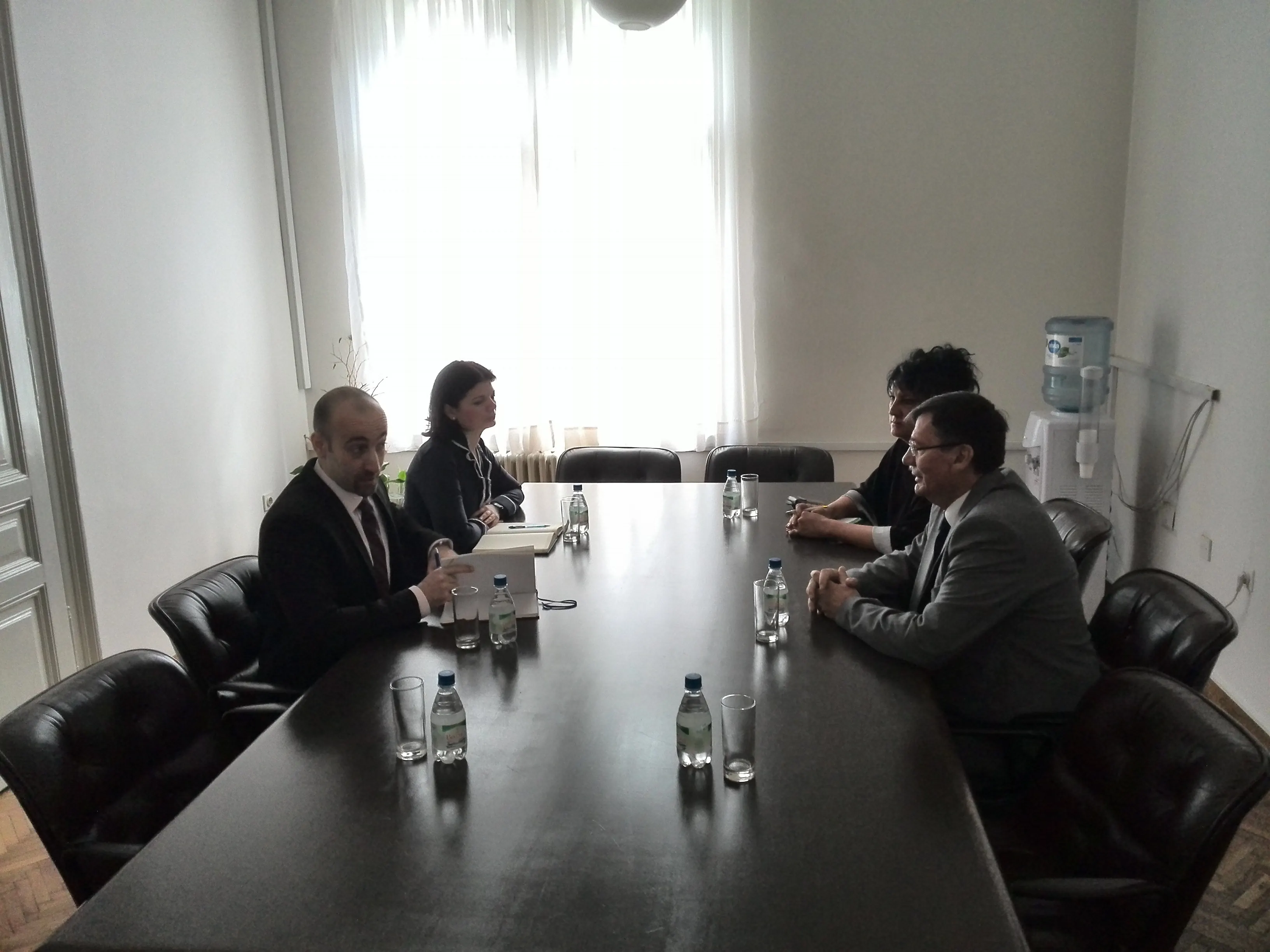 Ministar Boris Tučić na sastanku s ambasadorom R.Srbije u BiH 
Nj.E. Stanimirom Vukićevićem
