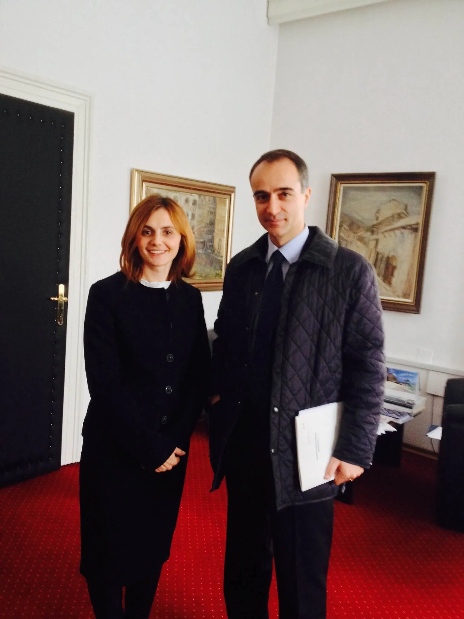 Zamjenica ministra gđa Ermina Salkičević-Dizdarević na sastanaku s ambasadorom Italije u Bosni i Hercegovini 
