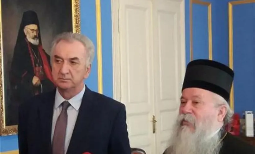 Ministar Šarović sa mitroplitom Hrizostomom: Osigurano 600.000 KM za pravoslavne objekte