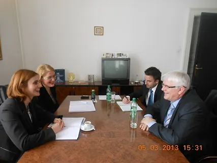 Deputy Minister Mrs. Ermina Salkičević-Dizdarević met with H.E. Mr. Jozsef Pandur Ambassador of Hungary to Bosnia and Herzegovina