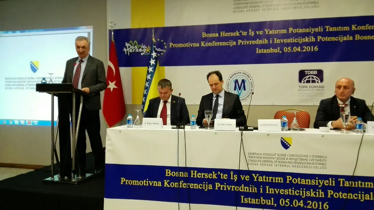 Minister Šarović at the Conference on the Promotion of Business and Investment Potential of Bosnia and Herzegovina