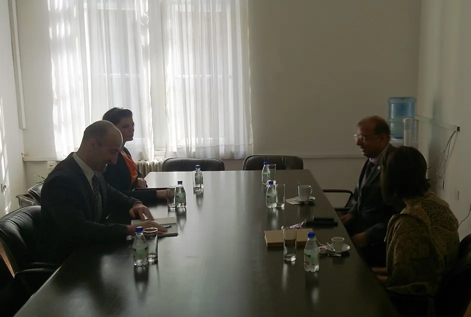 Ministar vanjske trgovine i ekonomskih odnosa BiH mr Boris Tučić primio je danas u nastupnu posjetu ambasadora Pakistana u BiH, Nj.E. Muhamad Jusafa (Muhammad Yousaf)