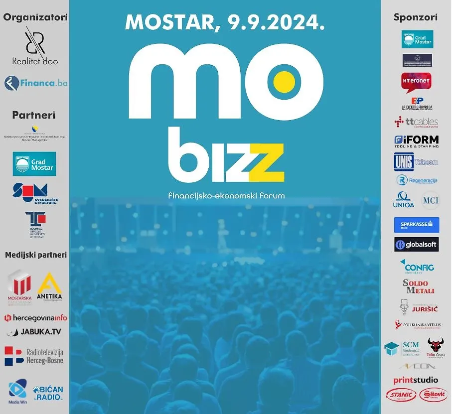 U Mostaru se održava Konferencija MoBizz 2024  Sarajevo, 9. rujna 2024. godine