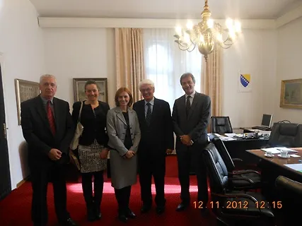 -Deputy Minister Ermina Salkicevic-Dizdarevic in meeting with representatives of The International Commission for the Protection of the Danube River (ICPDR) 