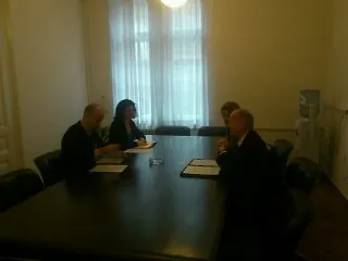 Ministar Boris Tučić na sastanku s predstavnicima Svjetske banke na čelu sa šefom Odjela za održivi razvitak za 
Europu i Aziju g. Danijelom Gerberom