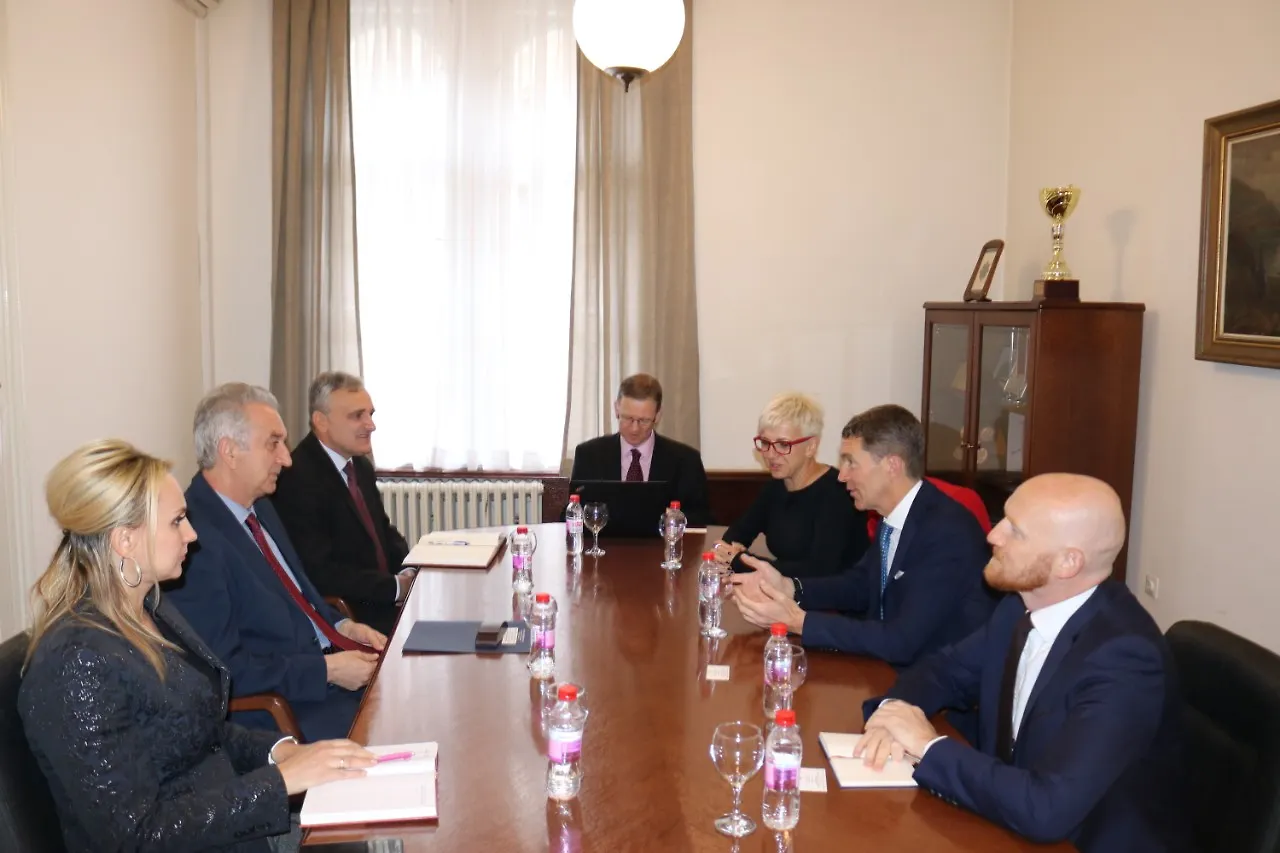 Minister Sarovic with the British Trade Commissioner: Work on a stronger linking between the economies of BiH and the UK