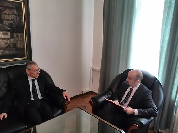 
Ministar Boris Tučić na sastanku s veleposlanikom Ruske Federacije u BiH Nj.E. Aleksandrom Bocan-Harčenkom 