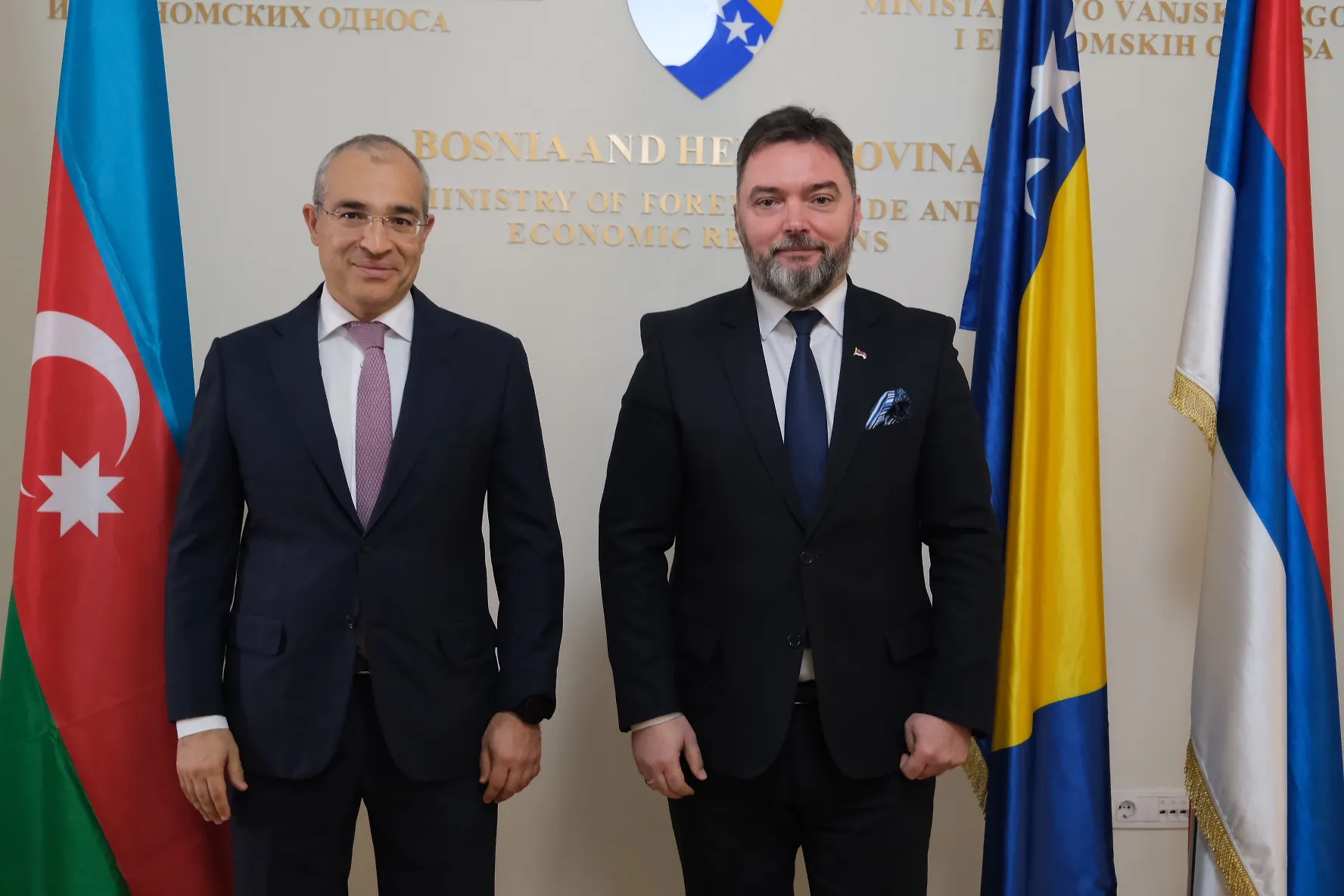 Ministri Košarac i Džabarov o unapređenju ekonomske saradnje BiH i Republike Azerbejdžan