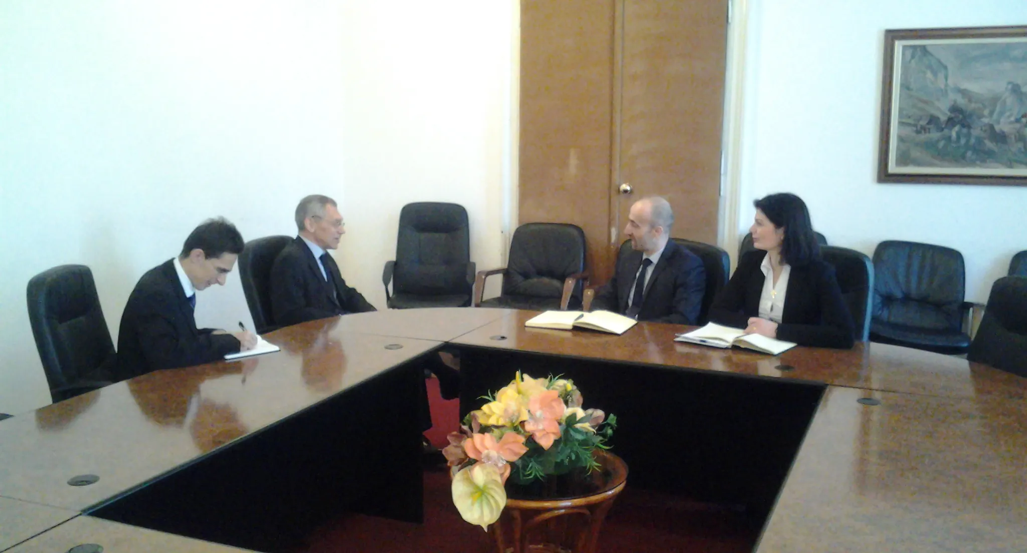 Minister Boris Tučić met with Ambassador of the Russian Federation to Bosnia and Herzegovina Bocan-Harčenko