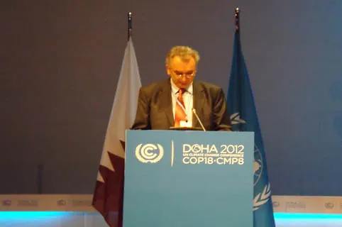 Ministar Sarovic at Conference of Parties to UNFCCC in Doha 