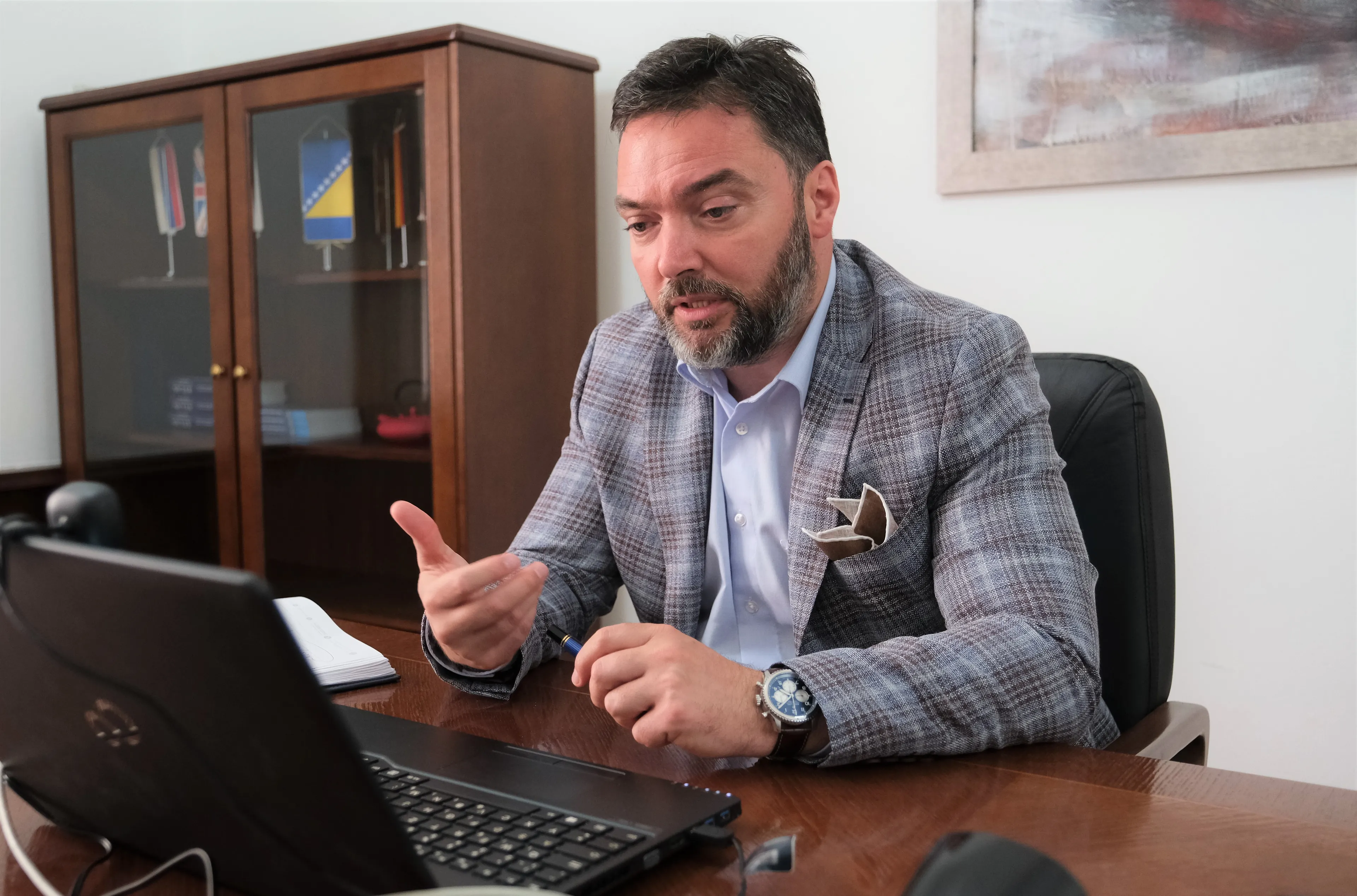 Minister Košarac Talked with The Director of The EBRD for BiH
