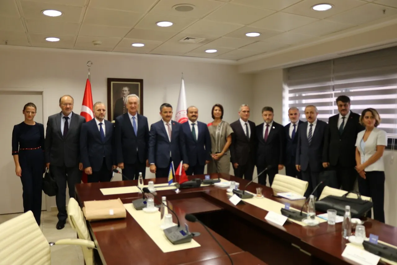 MINISTER SAROVIC AGREED TO CONTINUE MEAT EXPORTS TO TURKEY 