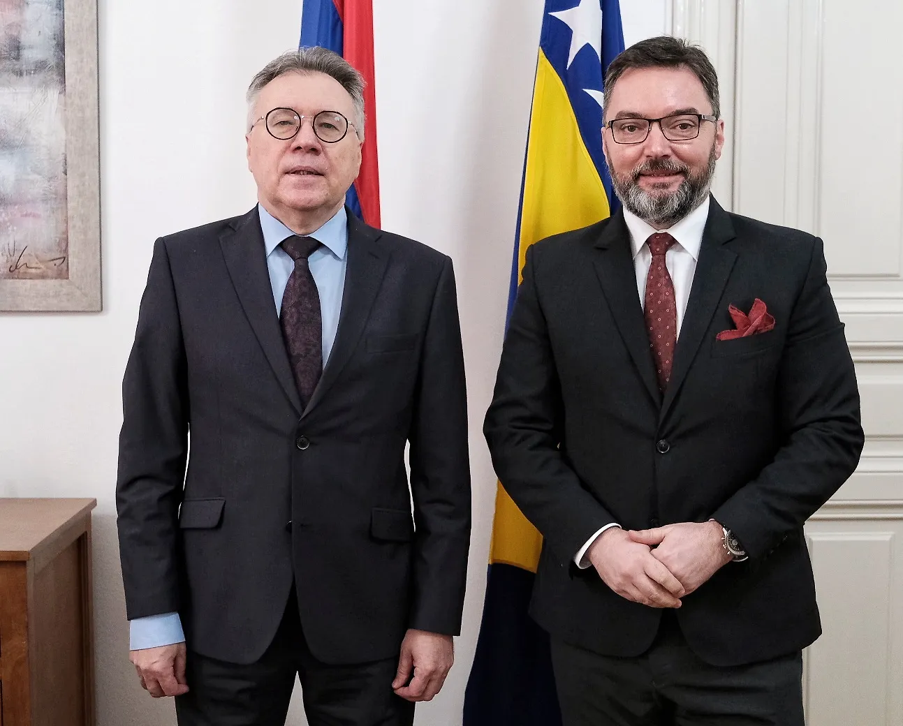 Ministar Košarac i ambasador Kalabuhov o unapređenju ekonomske saradnje BiH i Ruske Federacije