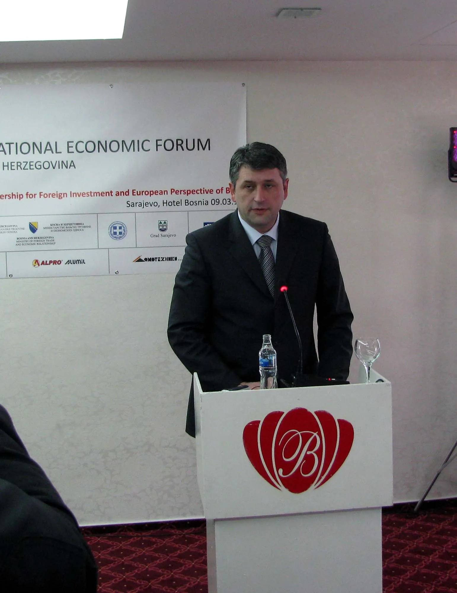 OBRAĆANJE MINISTRA MLADENA ZIROJEVIĆA NA MEĐUNARODNOM EKONOMSKOM FORUMU – JAVNO PRIVATNO PARTNERSTVO, 09.03.2010.GODINE