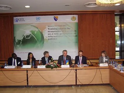 Regionalni seminar o međunarodnim investicijskim sporazumima
"Training course for economies in transition on a new generation
of international investment policies"
(Sarajevo, 1-4. oktobar 2013.godine)
