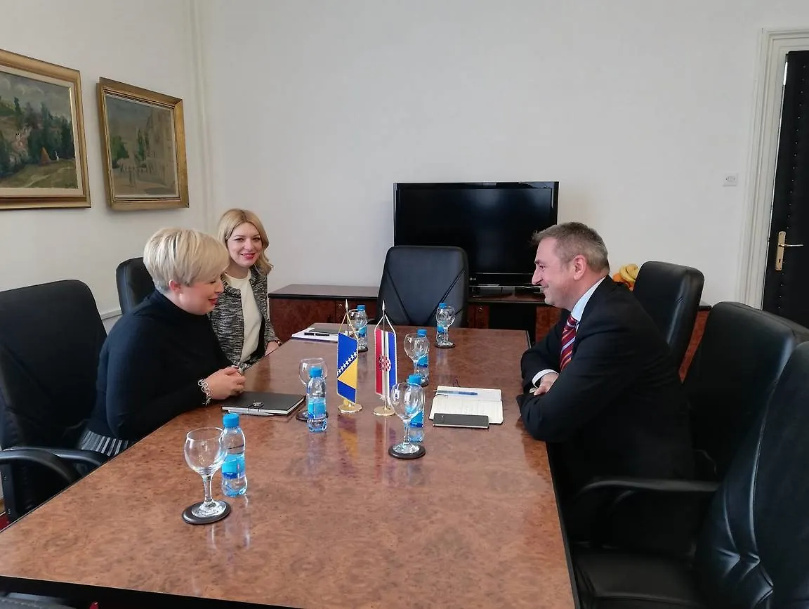 Zamjenica ministra Lovrić primila ambasadora Hrvatske u BiH