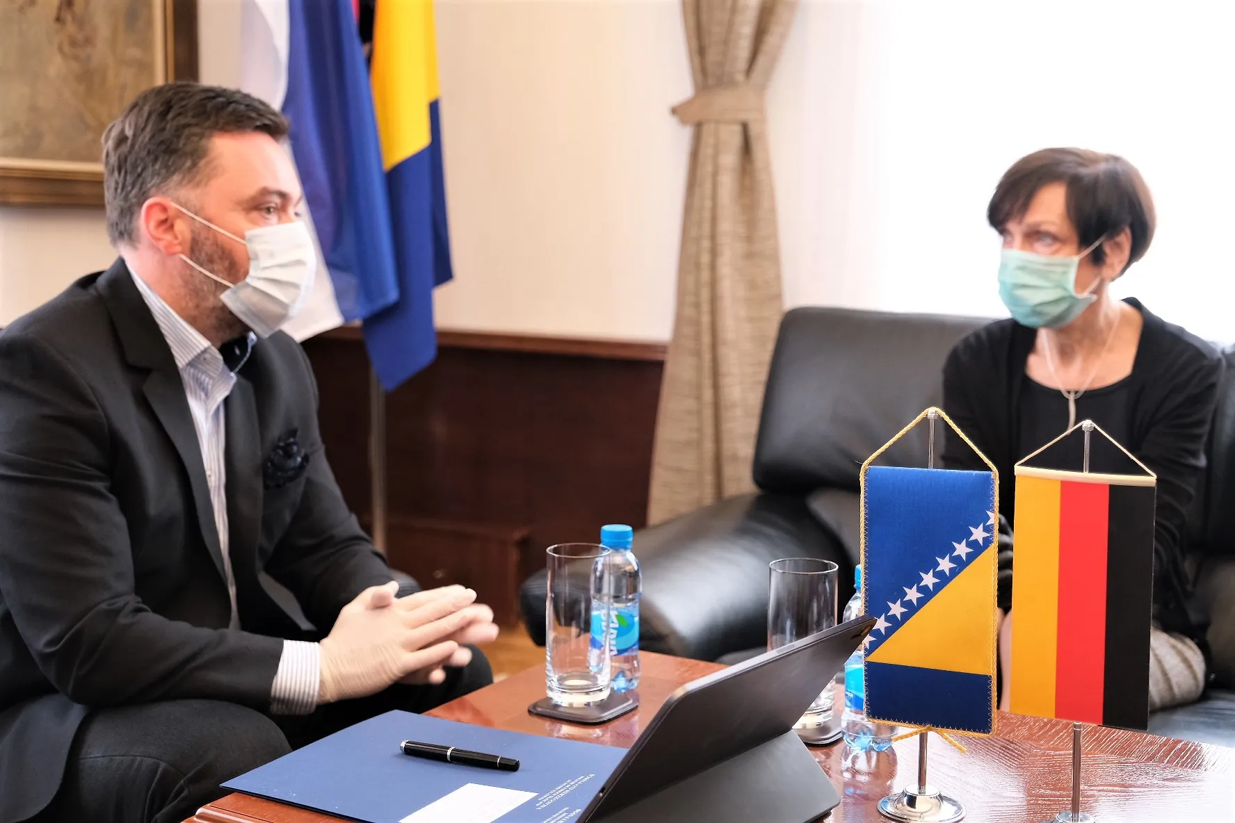 Minister Košarac And Ambassador Uebber Talked about The Problem of Detached Workers from BiH in Germany