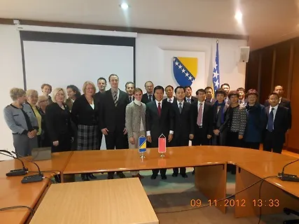 Deputy Minister Ermina Salkicevic-Dizdarevic in meeting with representatives of The International Commission for the Protection of the Danube River (ICPDR