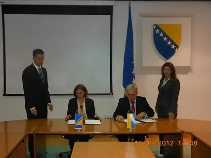 Second Session of the Joint Committee between Bosnia and Herzegovina and the Ukraine established in accordance with the Agreement on Trade between Bosnia and Herzegovina and the Ukraine, held on October 12th, 2012 in Sarajevo