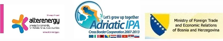 JAVNI  POZIV

za  izražavanje  interesa  od  strane  gradova  ili  opština  u  Bosni i Hercegovini radi saradnje na  projektu „Alterenergy" finansiranog od strane programa IPA ADRIATIC CBC 2007.-2013
