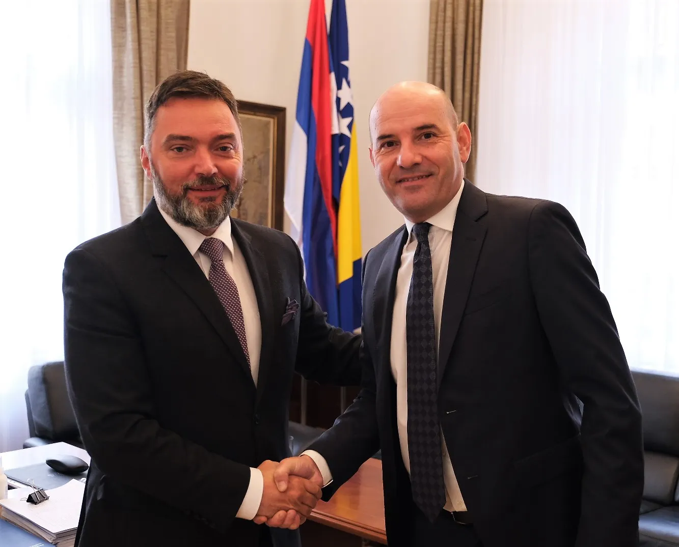 Ministar Košarac i ambasador Đorđević o unapređenju vanjskotrgovinske razmjene BiH i Srbije