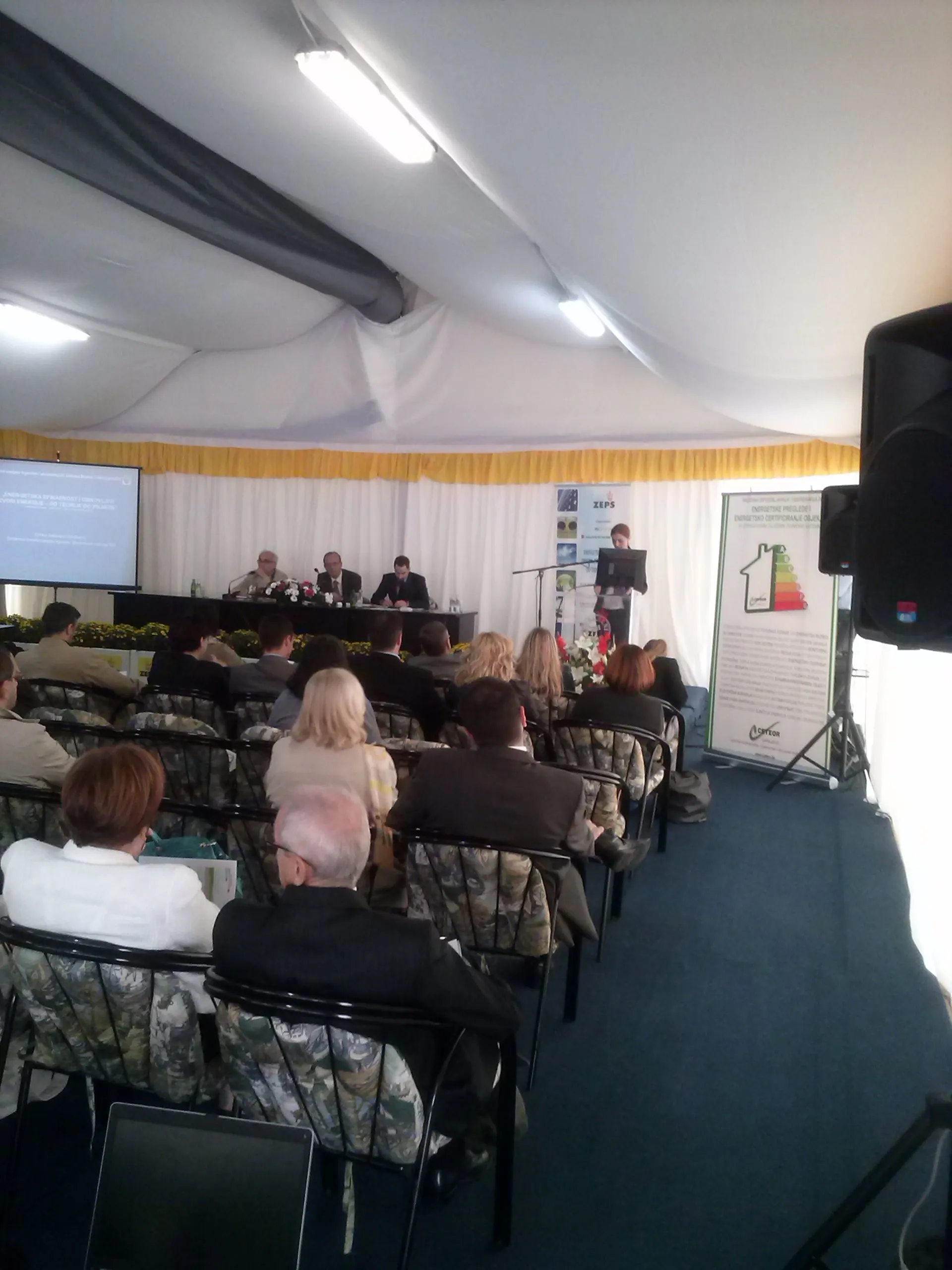 Deputy Minister of Foreign Trade and Economic Relations of Bosnia and Herzegovina, Ms. Ermina Salkicevic-Dizdarevic attended Conference on "Energy Efficiency and Renewable Energy - From Theory to Practice", within the nineteenth international BH fair "ZEP