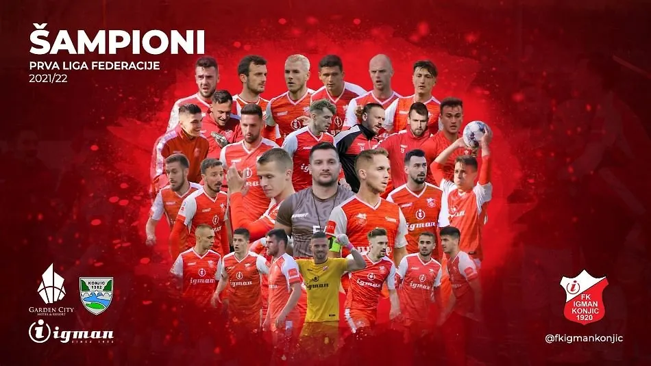 ČESTITKA FK IGMAN NA OSVAJANJU TITULE I ULASKU U PREMIJER LIGU BiH