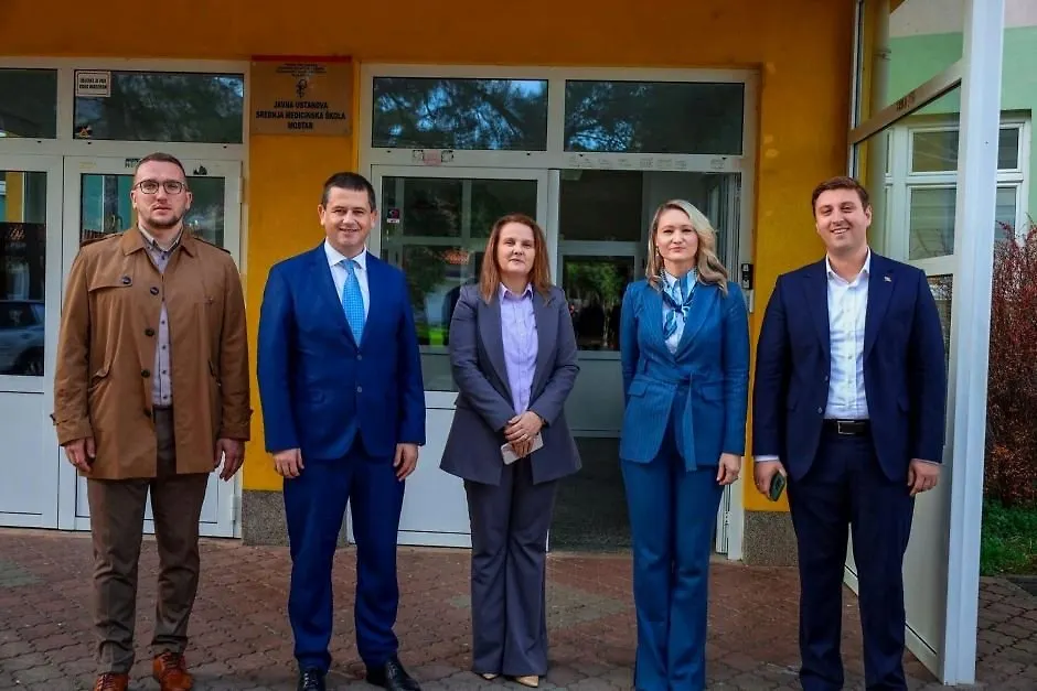 Posjeta srednjim školama u Mostaru - obrazovanje jedan od prioriteta Vlade HNK