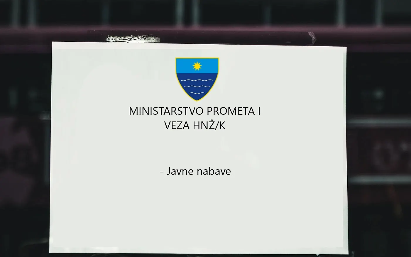 Plan javnih nabava za 2022. godinu - IV. izmjena