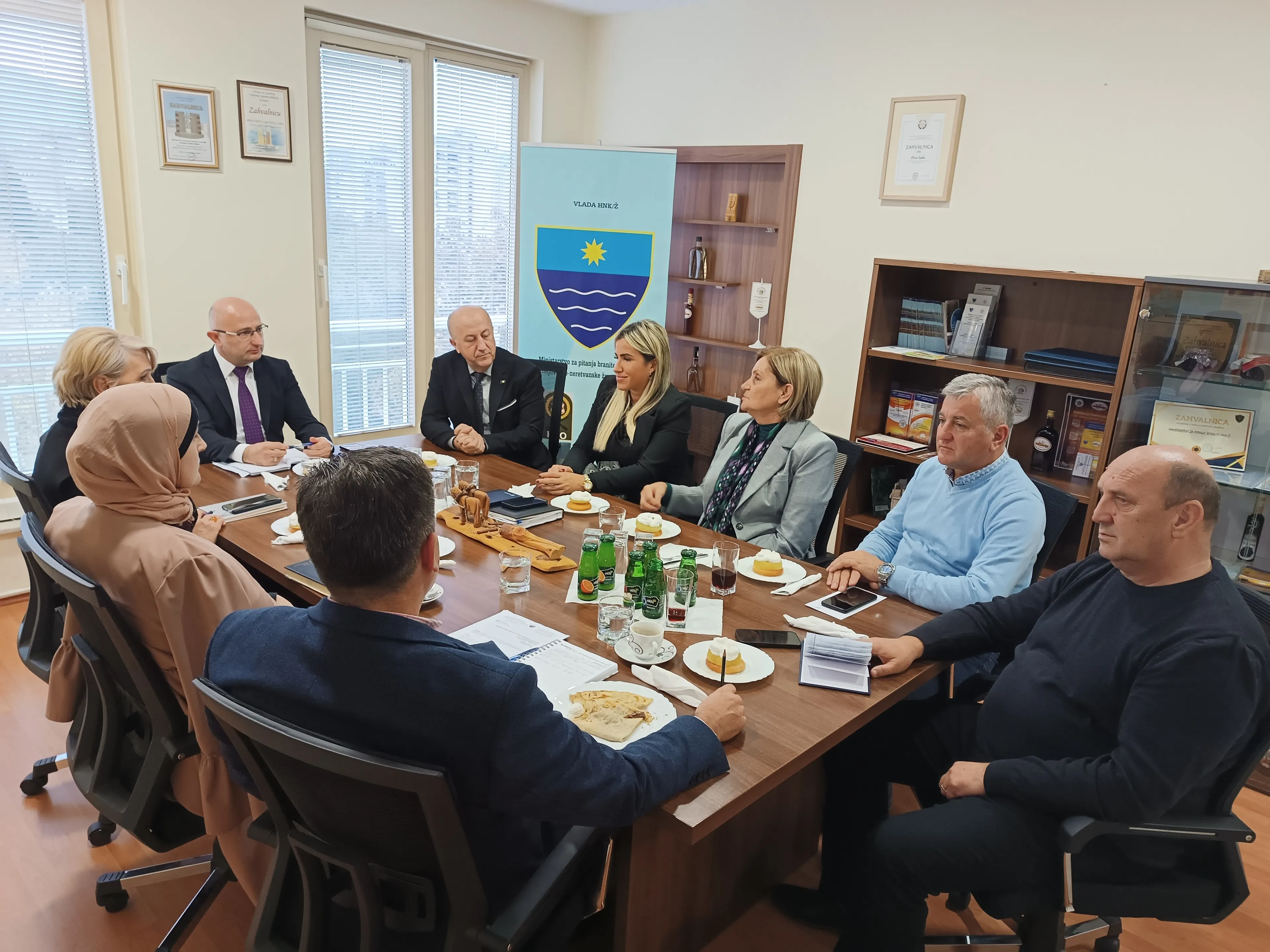 POSJET FEDERALNOG MINISTRA BRANITELJA/BORACA MINISTARSTVU ZA PITANJA BRANITELJA/BORACA  HNŽ/K