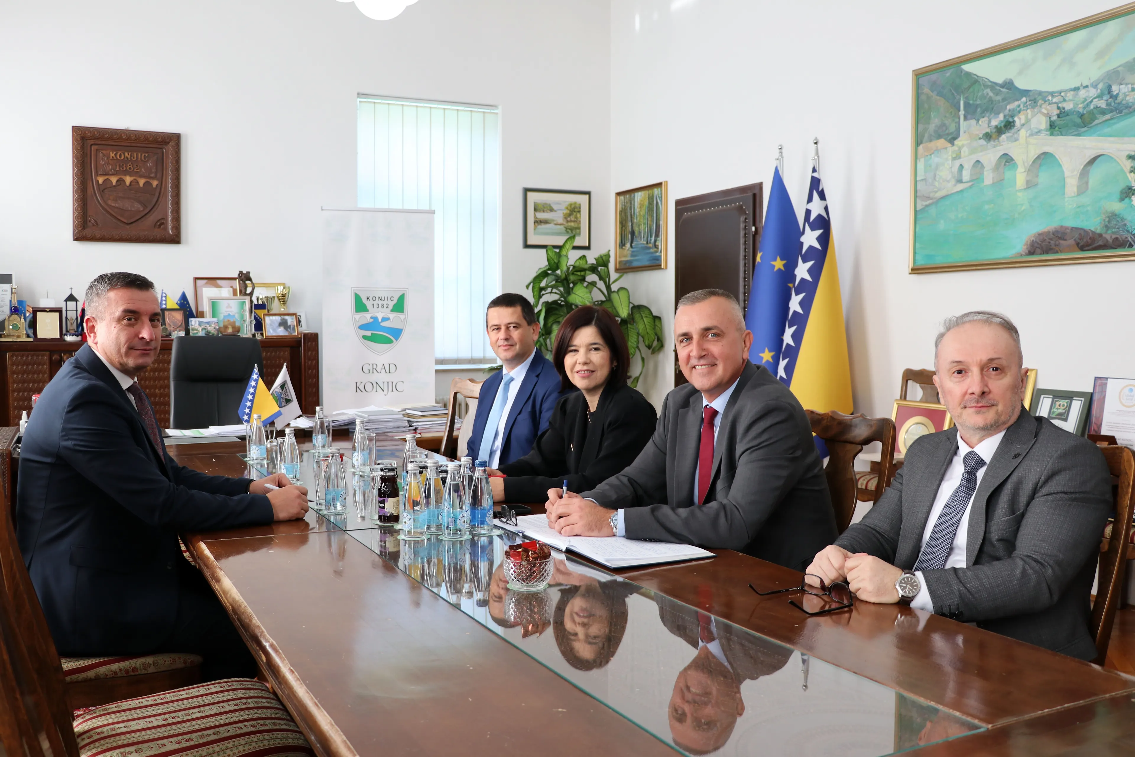 Posjeta delegacije Vlade HNK-a Konjicu: Ugovor o prenosu i implementaciji 3 miliona KM
