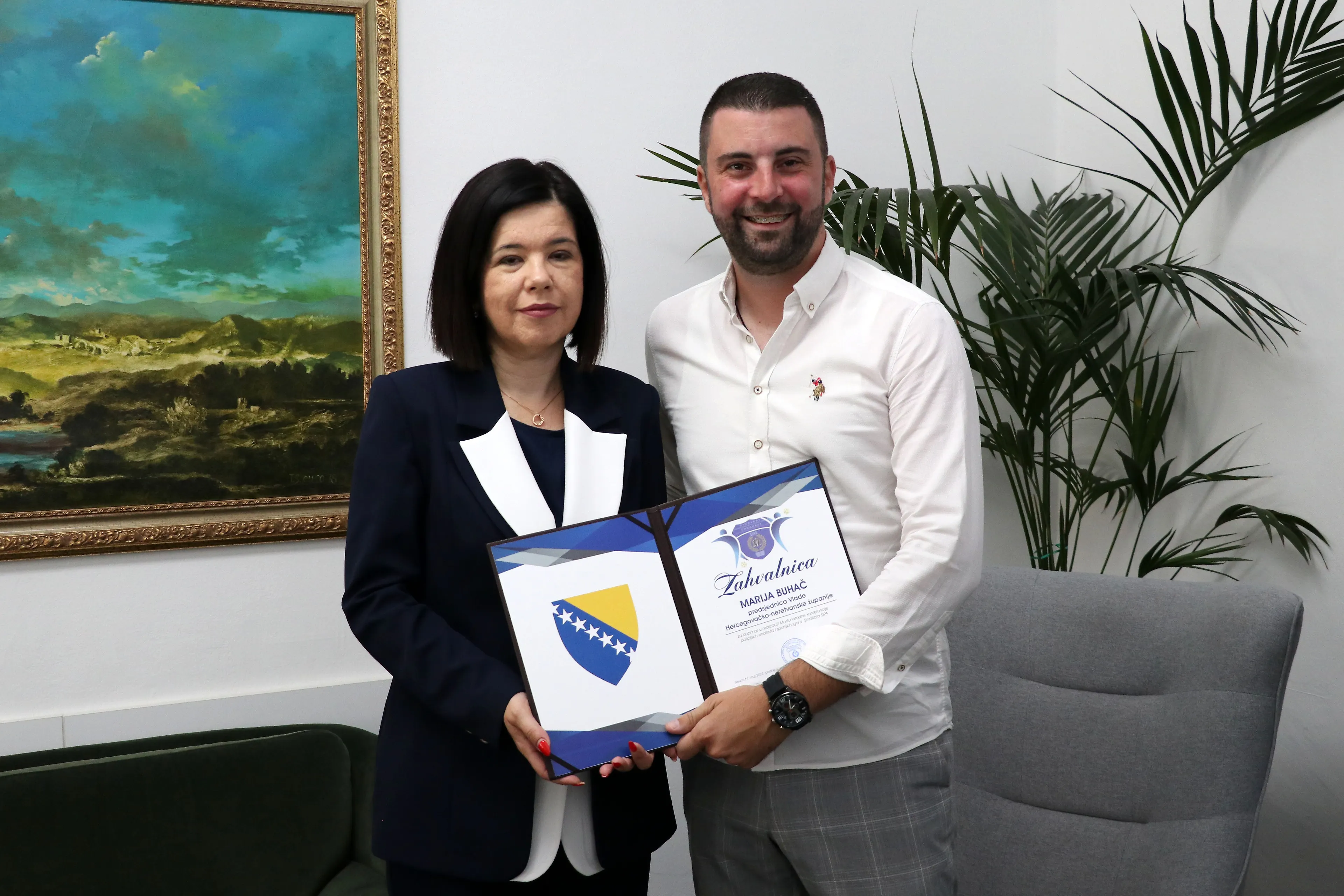 Захвалница Синдиката СИПА-е за подршку Међународној конференцији полицијских синдиката