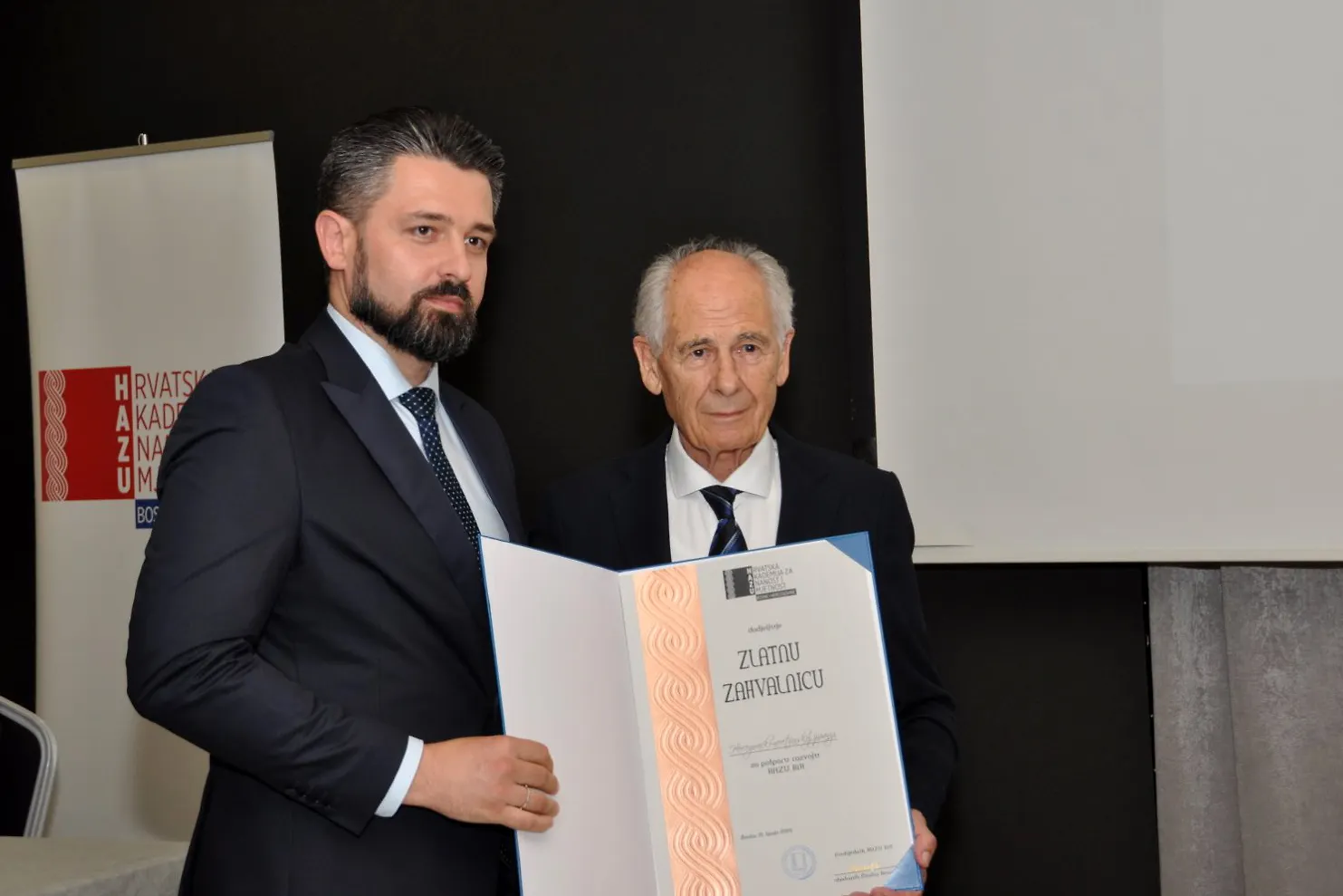 Vladi Hercegovačko-neretvanskog kantona Zlatna zahvalnica HAZU-a BiH