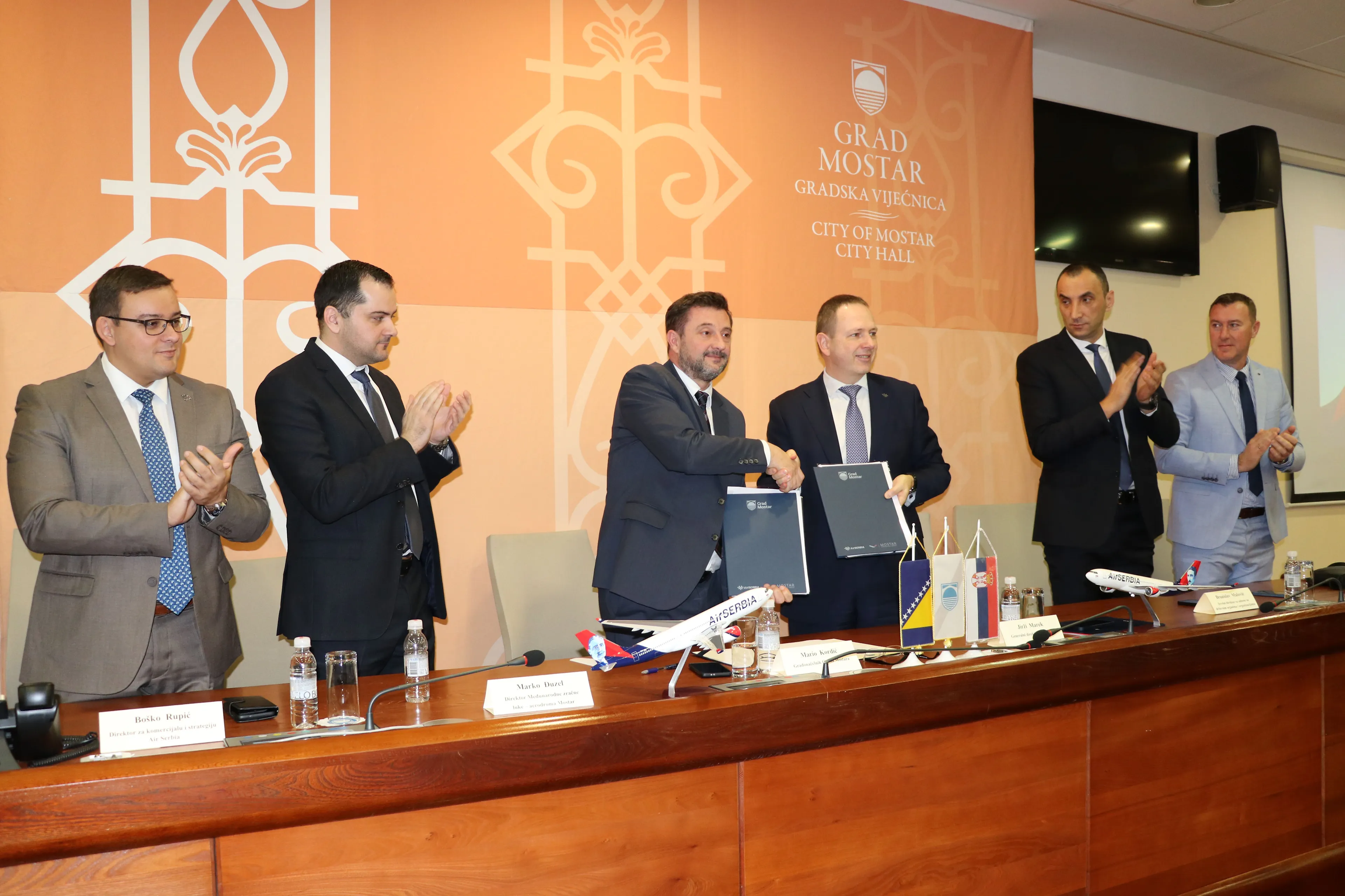 Potpisan Ugovor o uspostavljanju aviolinije Mostar – Beograd